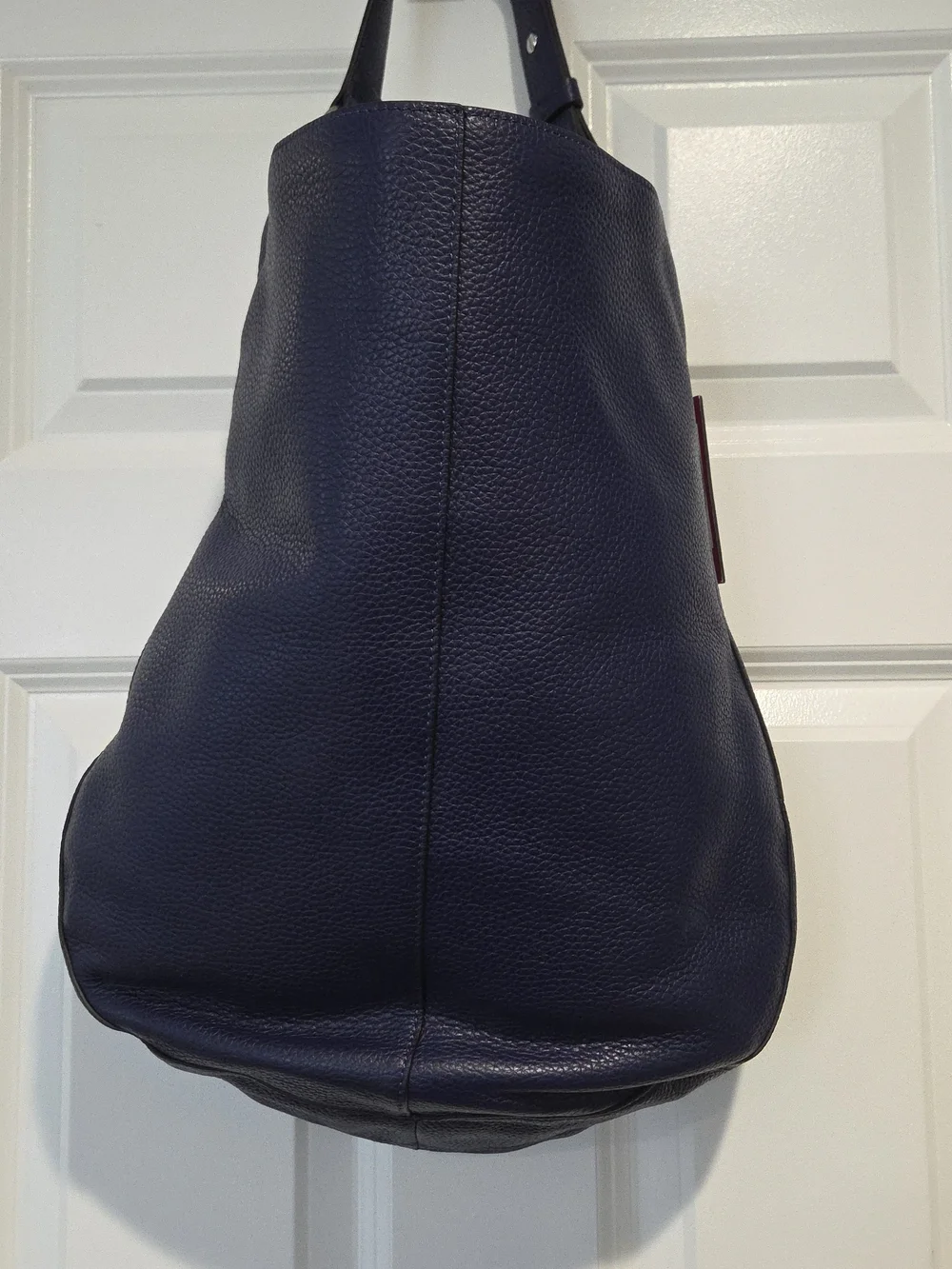 Vince Camuto Navy Leather Hobo Bag 22 in long, 16 in wide